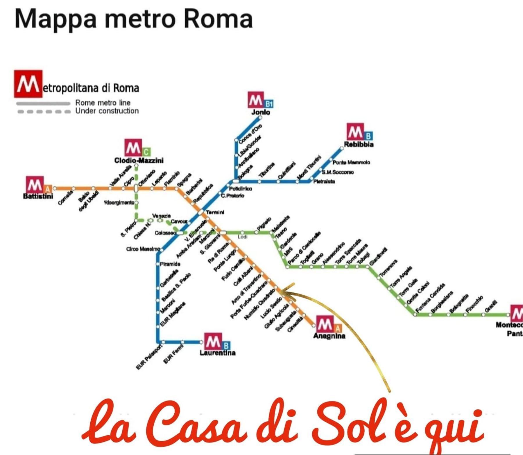 La Casa Di Sol Lägenhet Rom